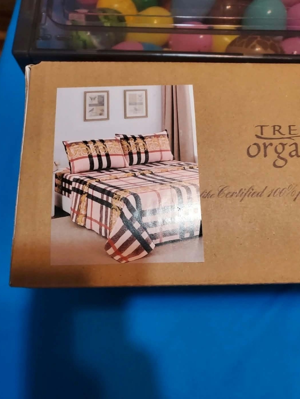 Plaid 3-Piece Bedspread Set